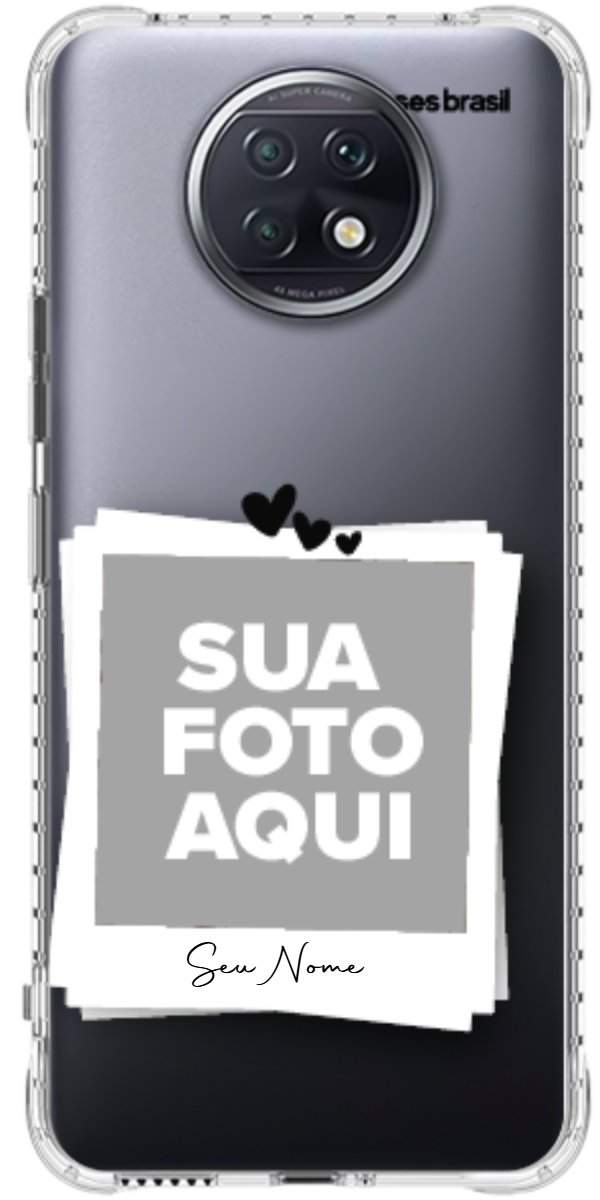 Capinha para Celular Polaroid Corações