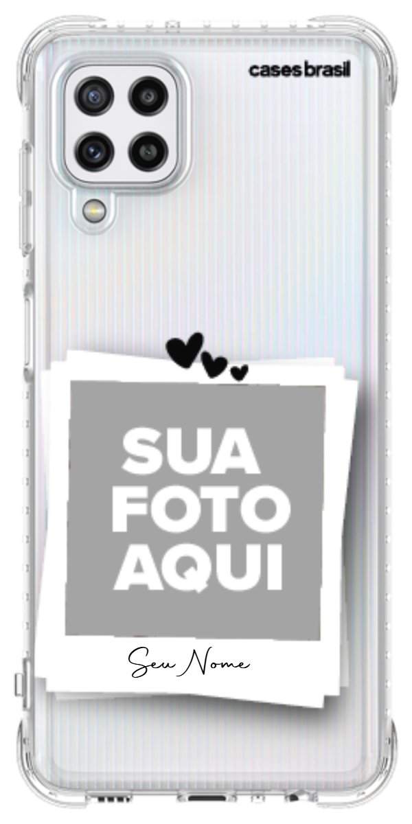Capinha para Celular Polaroid Corações