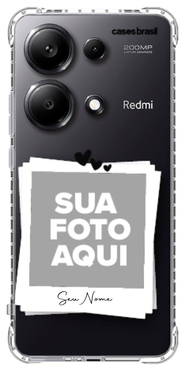 Capinha para Celular Polaroid Corações