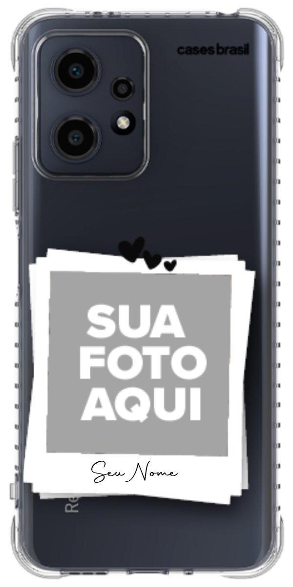 Capinha para Celular Polaroid Corações