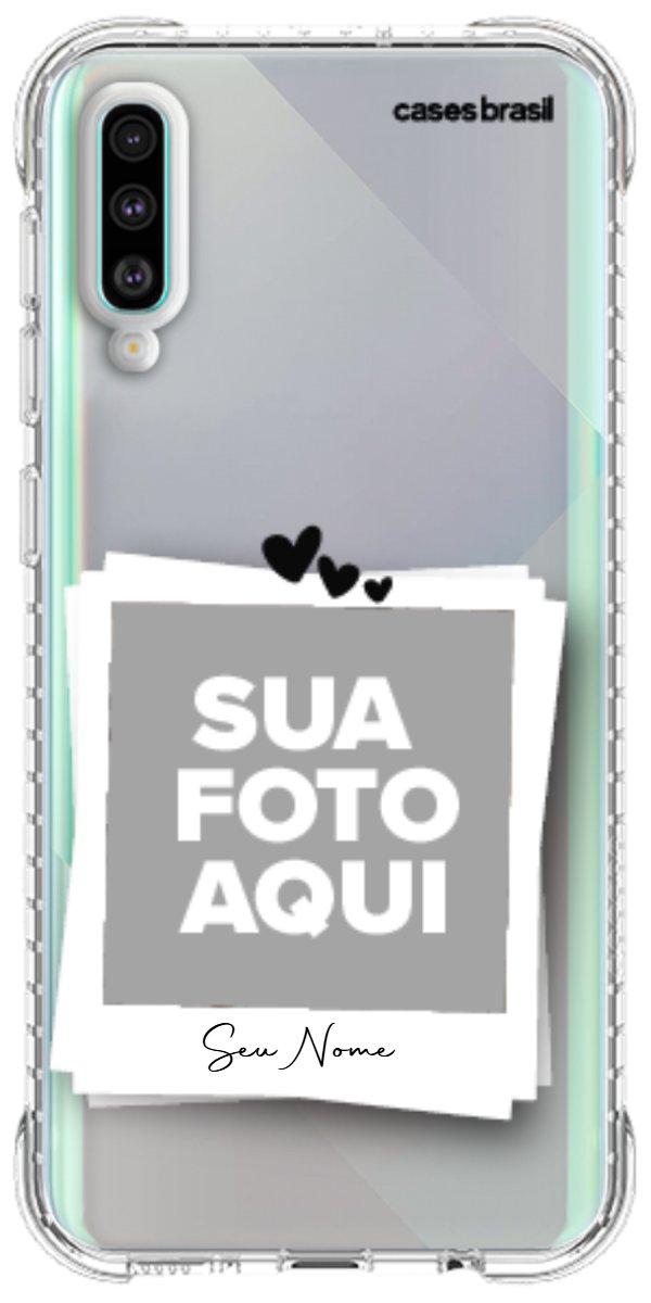 Capinha para Celular Polaroid Corações