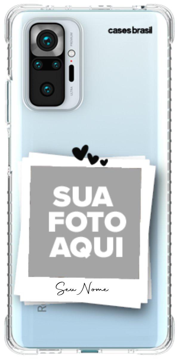 Capinha para Celular Polaroid Corações