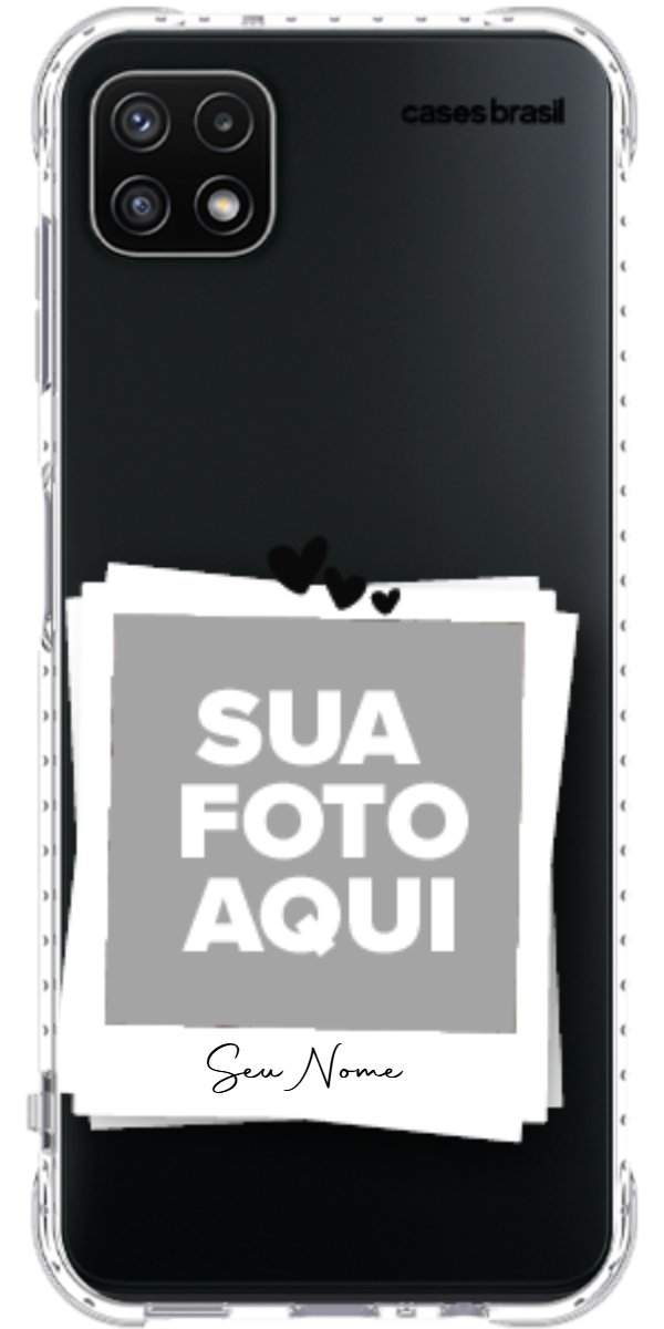 Capinha para Celular Polaroid Corações