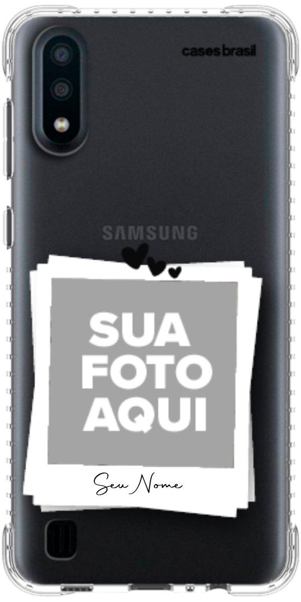 Capinha para Celular Polaroid Corações
