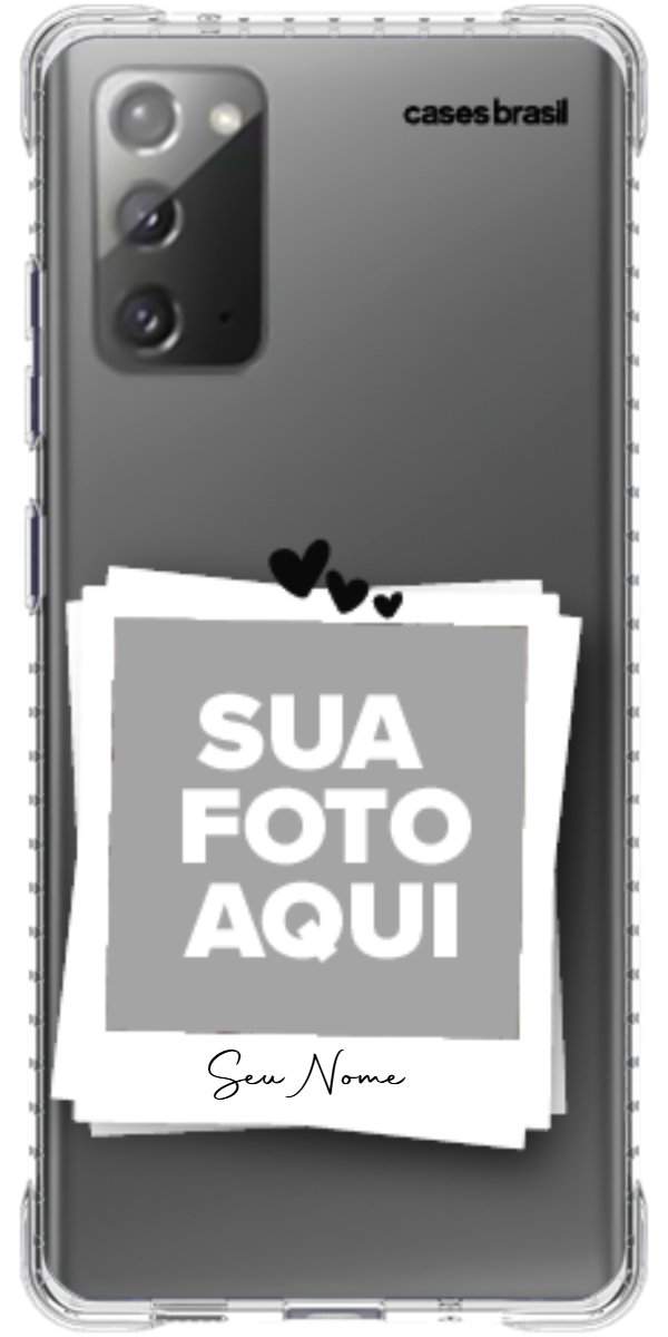 Capinha para Celular Polaroid Corações