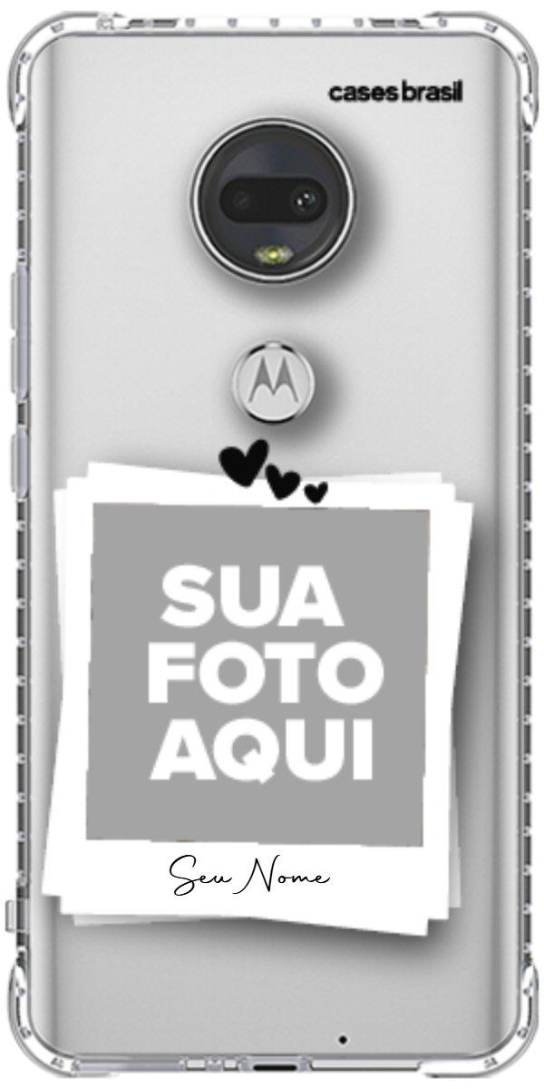 Capinha para Celular Polaroid Corações