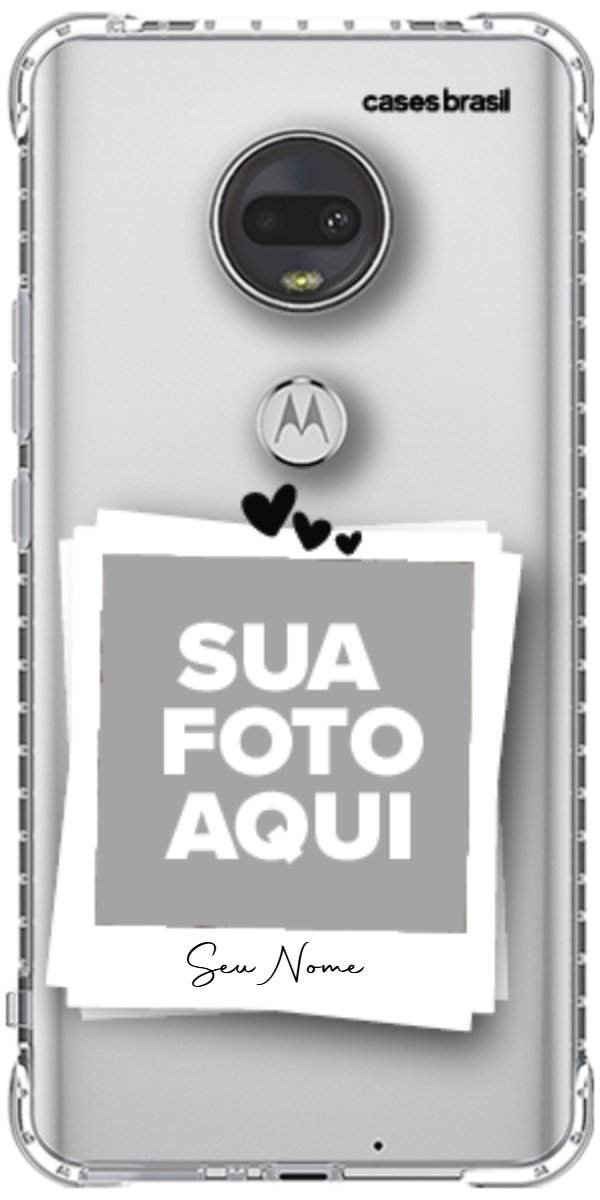 Capinha para Celular Polaroid Corações