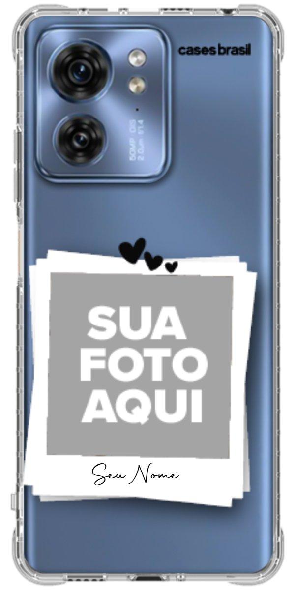Capinha para Celular Polaroid Corações