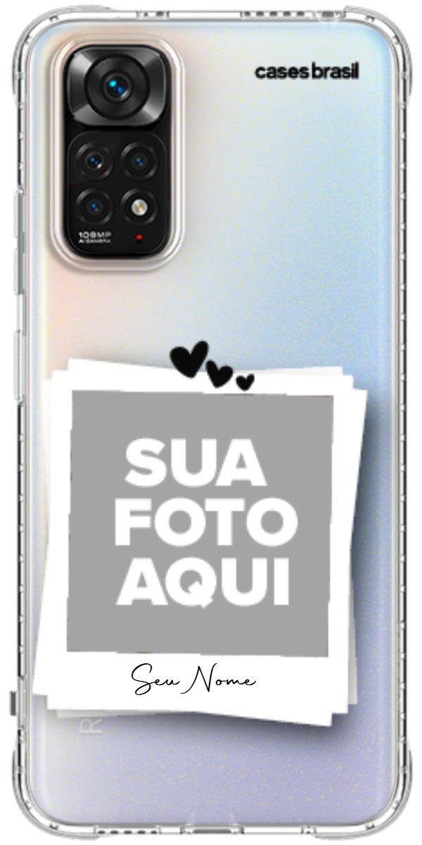 Capinha para Celular Polaroid Corações