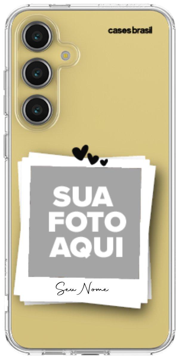 Capinha para Celular Polaroid Corações