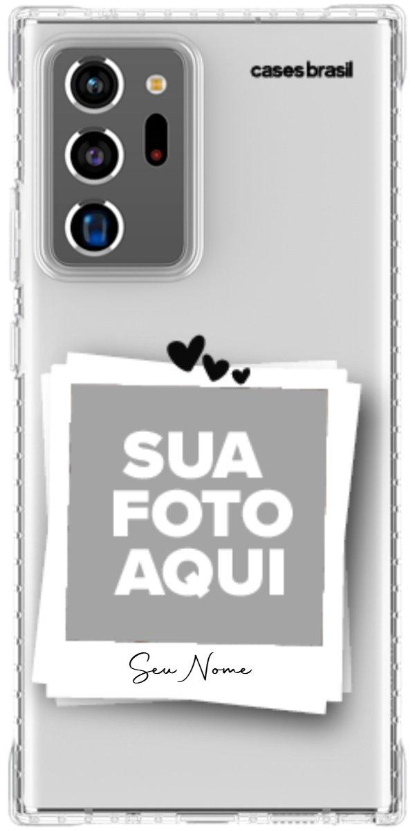 Capinha para Celular Polaroid Corações