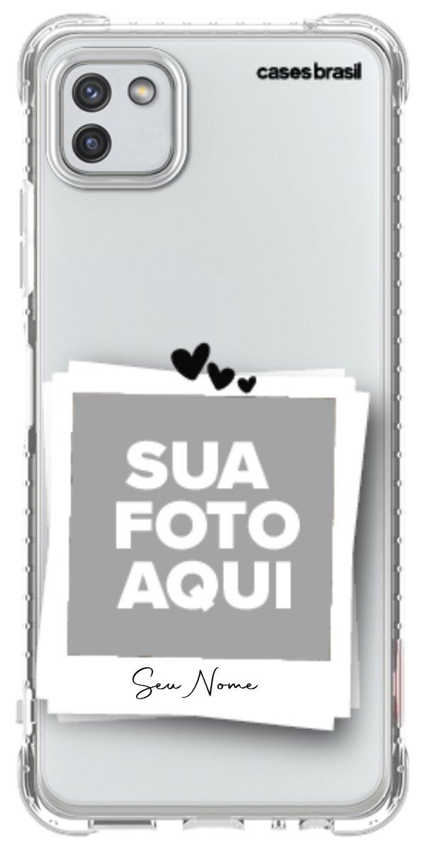 Capinha para Celular Polaroid Corações