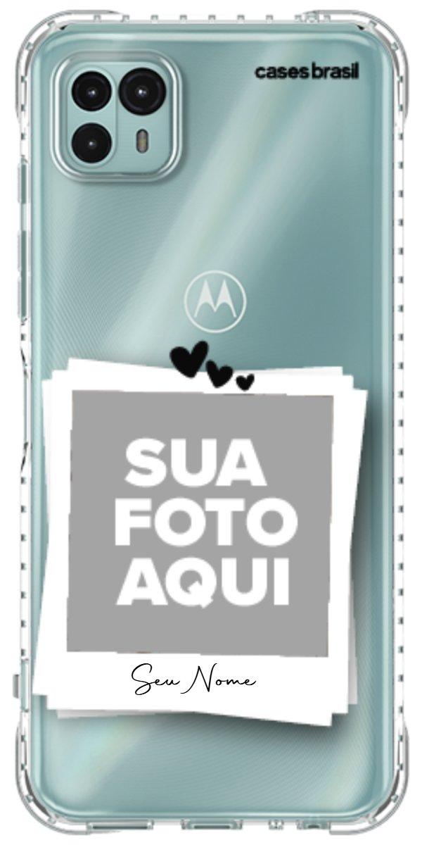Capinha para Celular Polaroid Corações