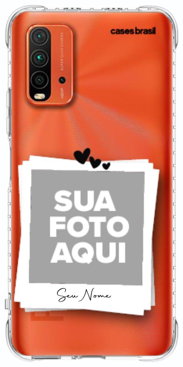 Capinha para Celular Polaroid Corações