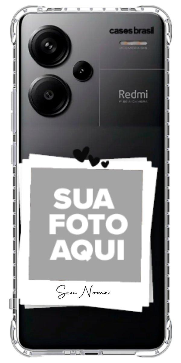Capinha para Celular Polaroid Corações