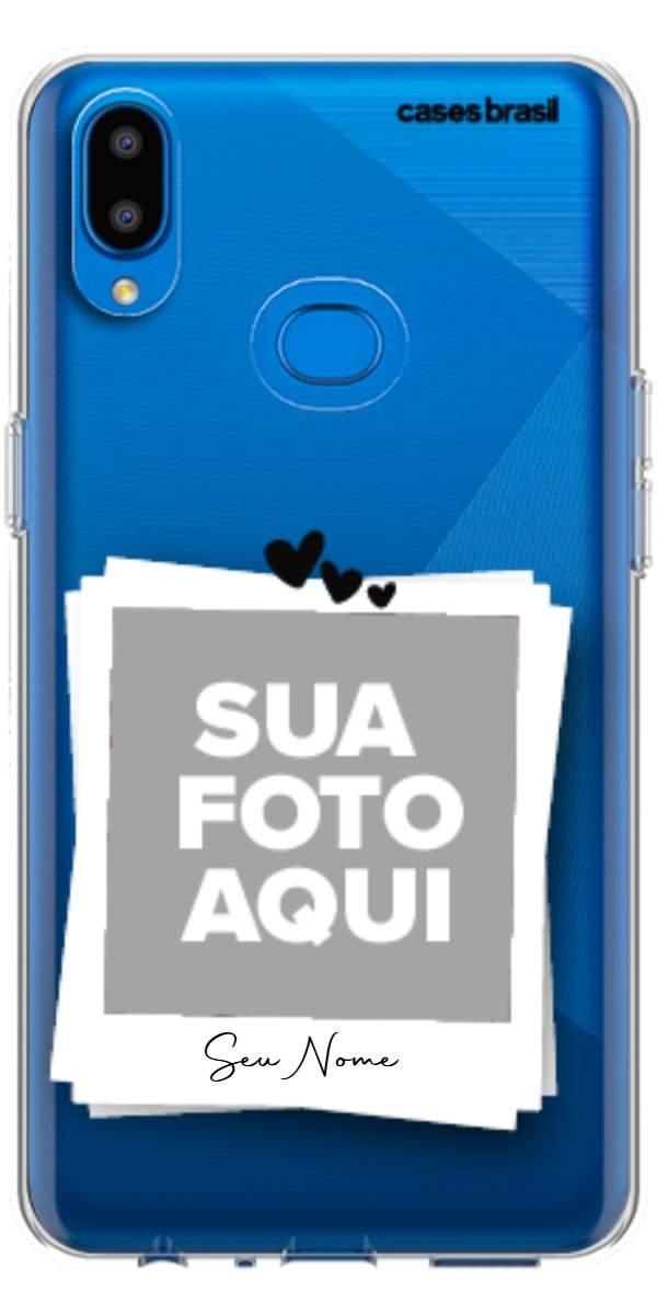 Capinha para Celular Polaroid Corações