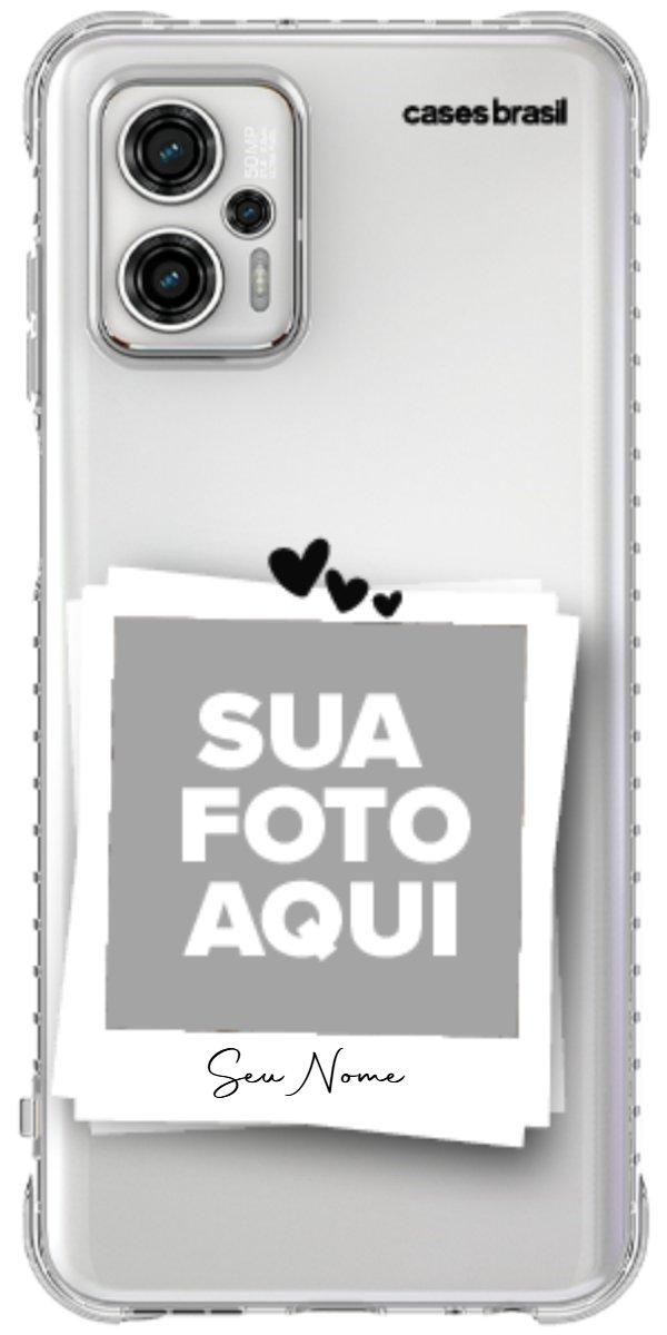 Capinha para Celular Polaroid Corações