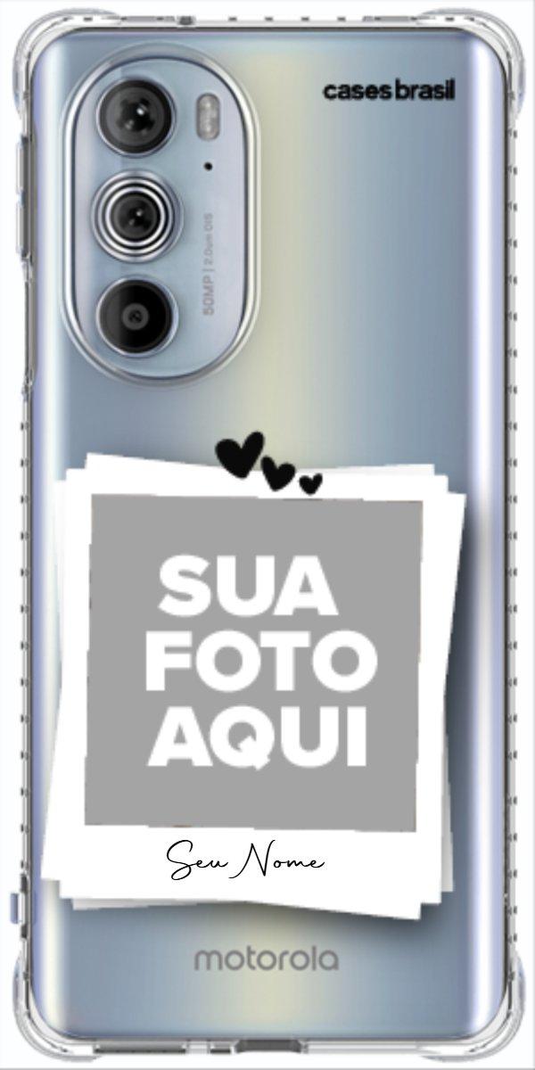 Capinha para Celular Polaroid Corações