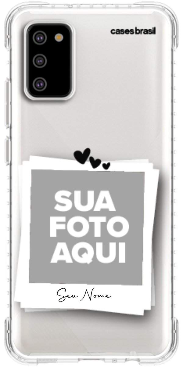 Capinha para Celular Polaroid Corações