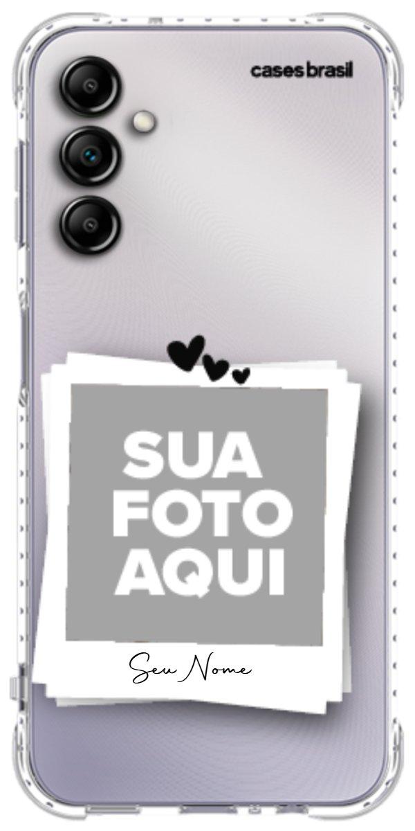 Capinha para Celular Polaroid Corações