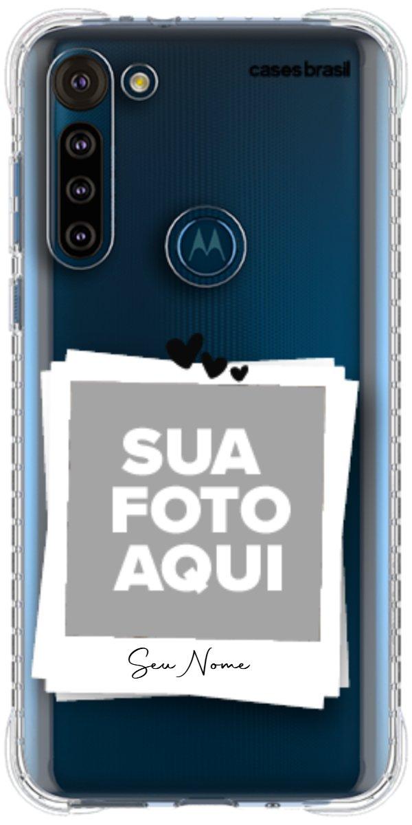 Capinha para Celular Polaroid Corações
