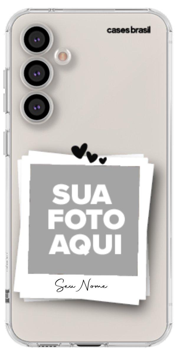 Capinha para Celular Polaroid Corações