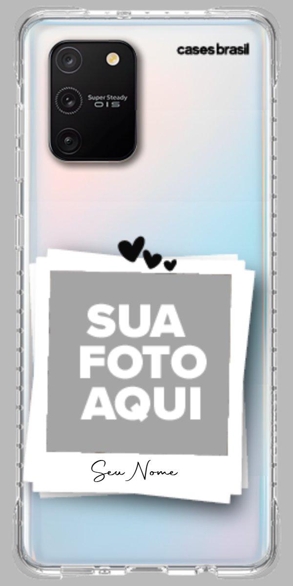 Capinha para Celular Polaroid Corações