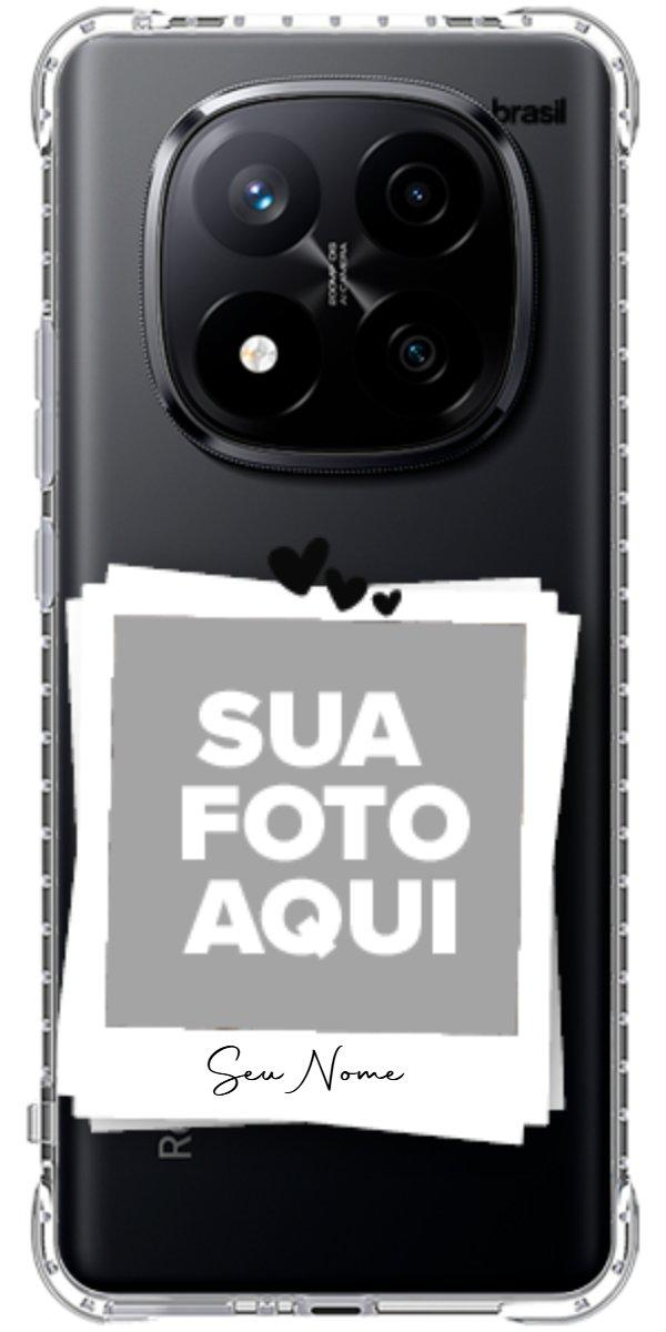 Capinha para Celular Polaroid Corações