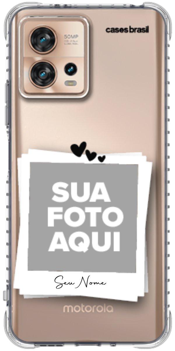 Capinha para Celular Polaroid Corações