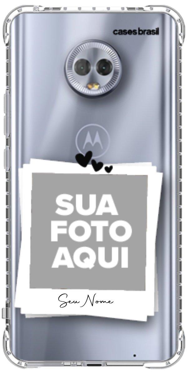 Capinha para Celular Polaroid Corações