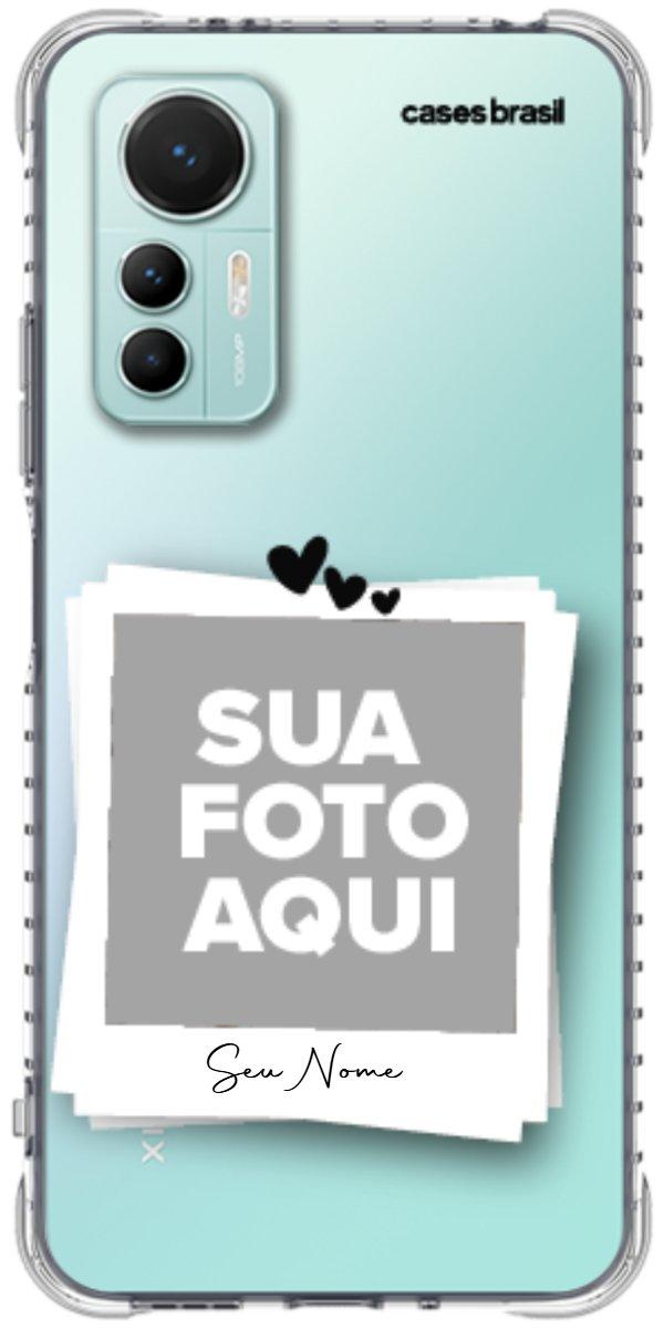Capinha para Celular Polaroid Corações