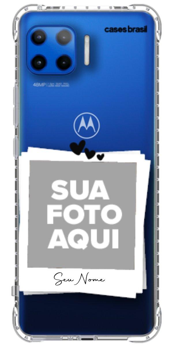 Capinha para Celular Polaroid Corações