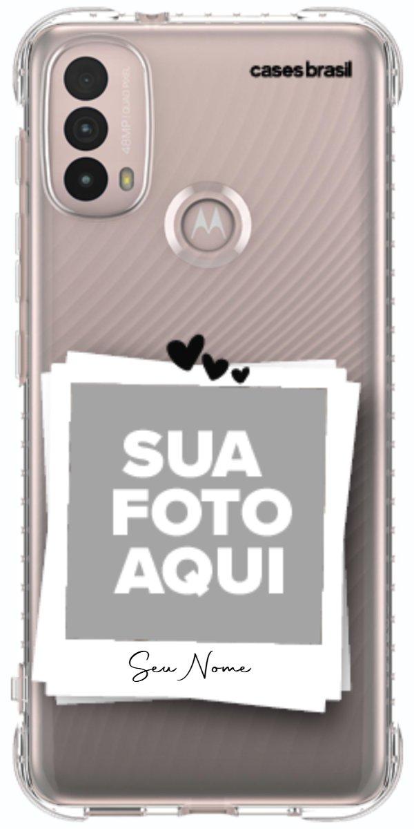 Capinha para Celular Polaroid Corações