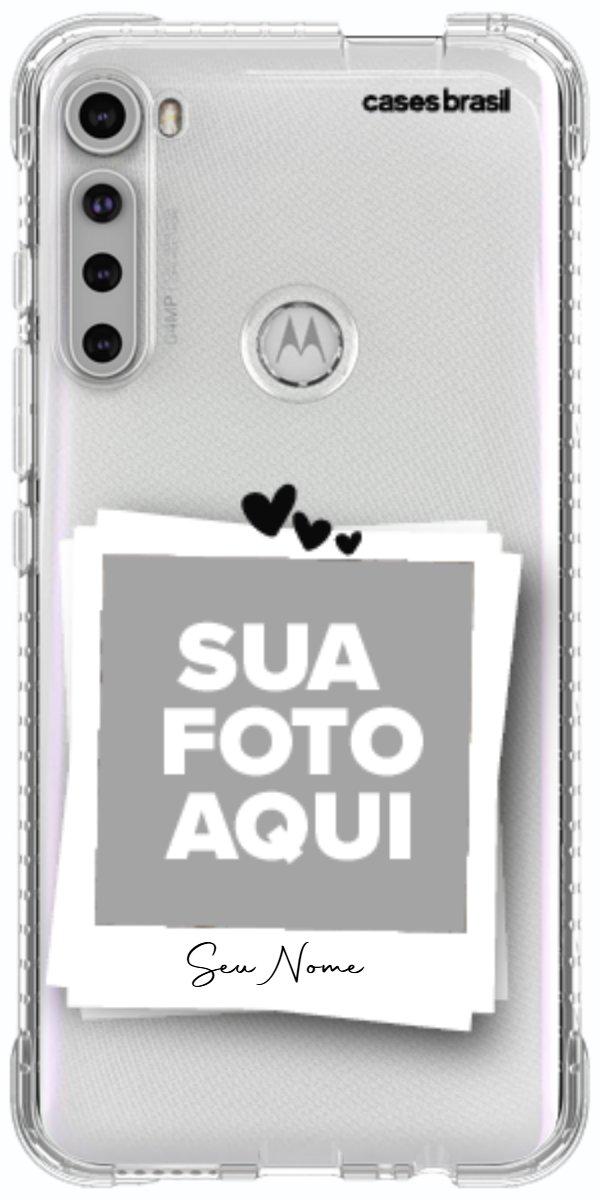 Capinha para Celular Polaroid Corações