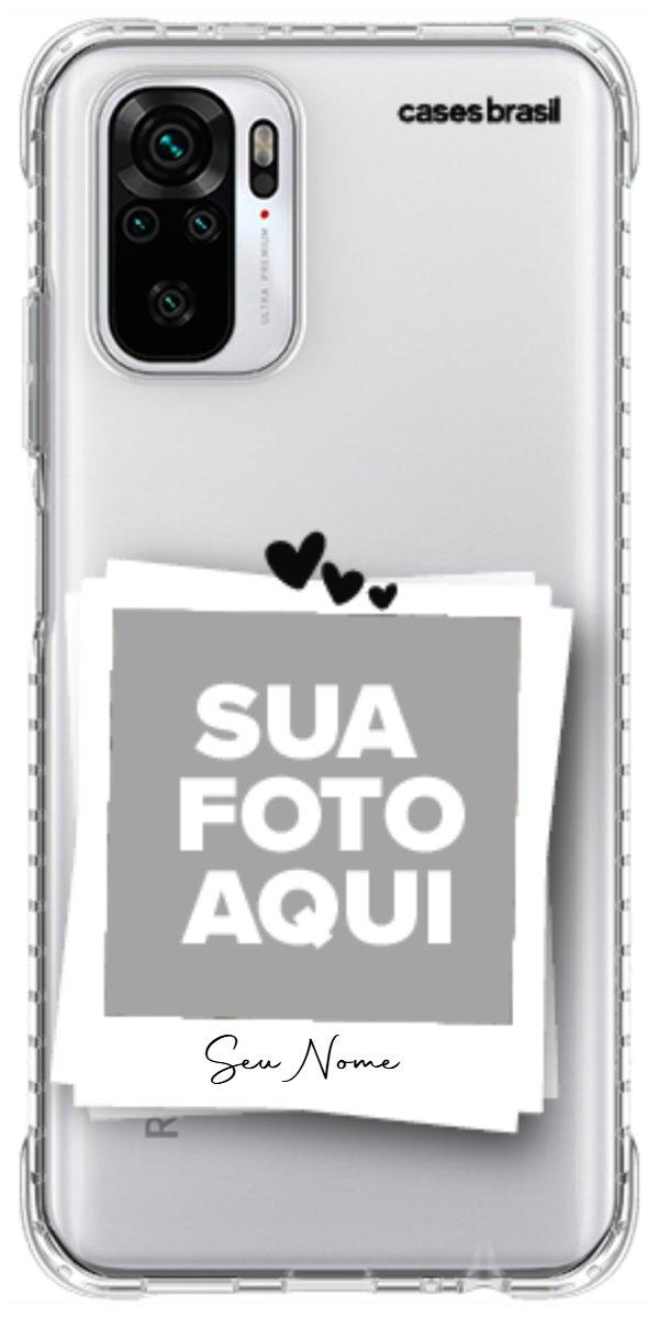 Capinha para Celular Polaroid Corações
