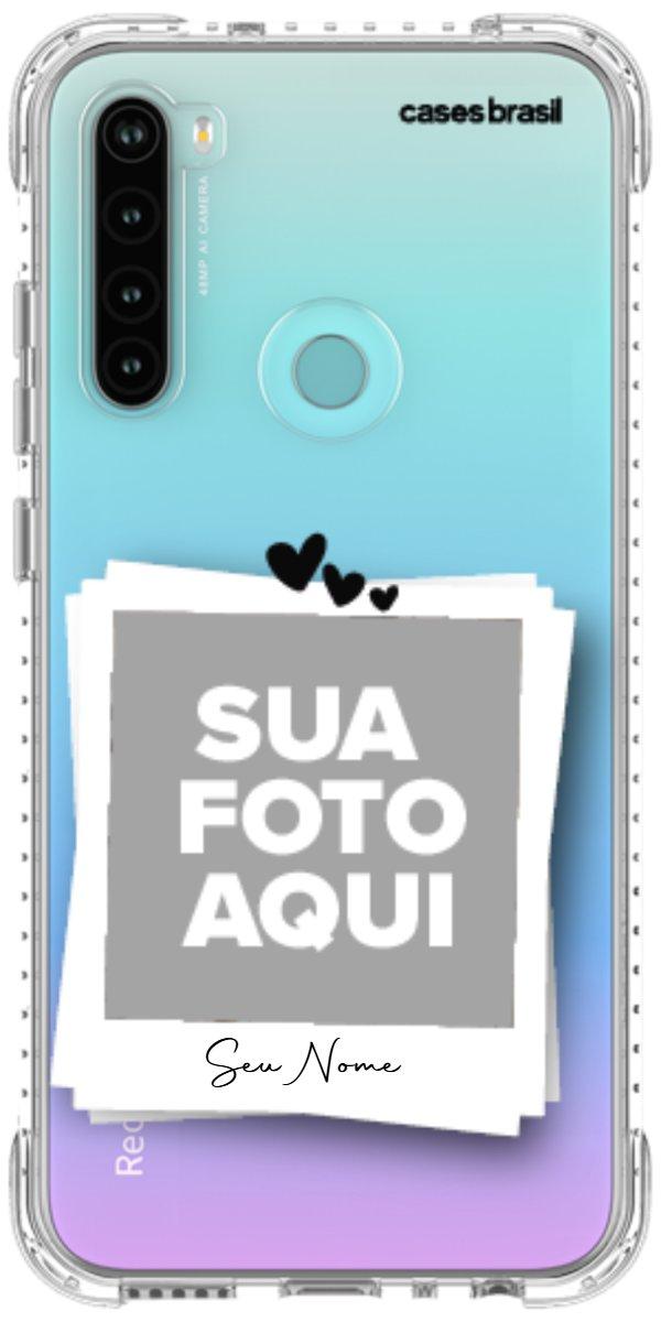 Capinha para Celular Polaroid Corações