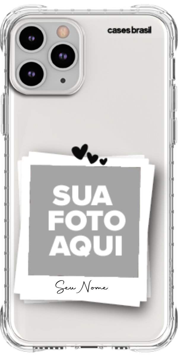 Capinha para Celular Polaroid Corações