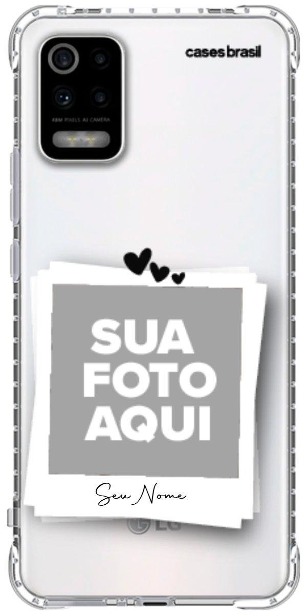 Capinha para Celular Polaroid Corações