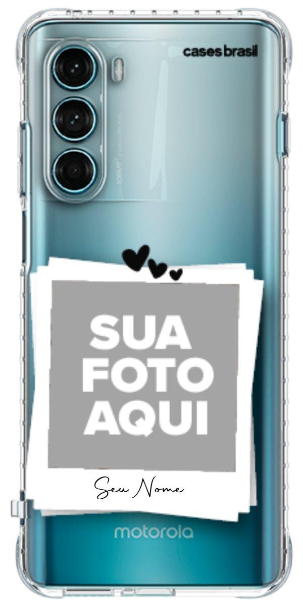 Capinha para Celular Polaroid Corações