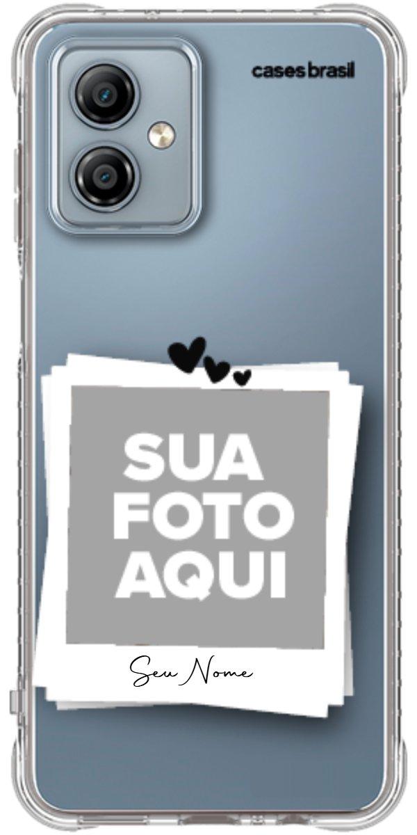 Capinha para Celular Polaroid Corações