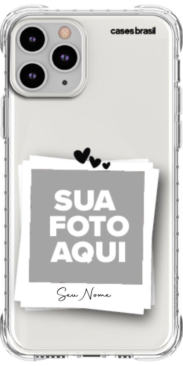 Capinha para Celular Polaroid Corações