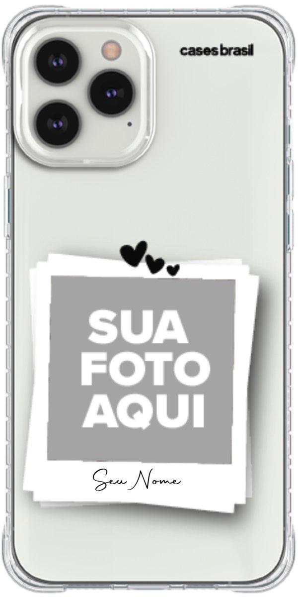 Capinha para Celular Polaroid Corações