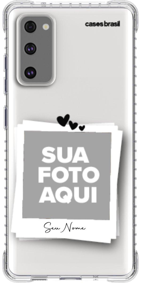 Capinha para Celular Polaroid Corações