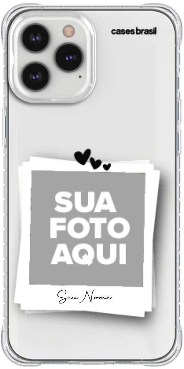 Capinha para Celular Polaroid Corações