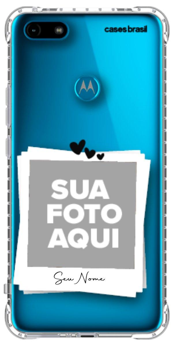 Capinha para Celular Polaroid Corações