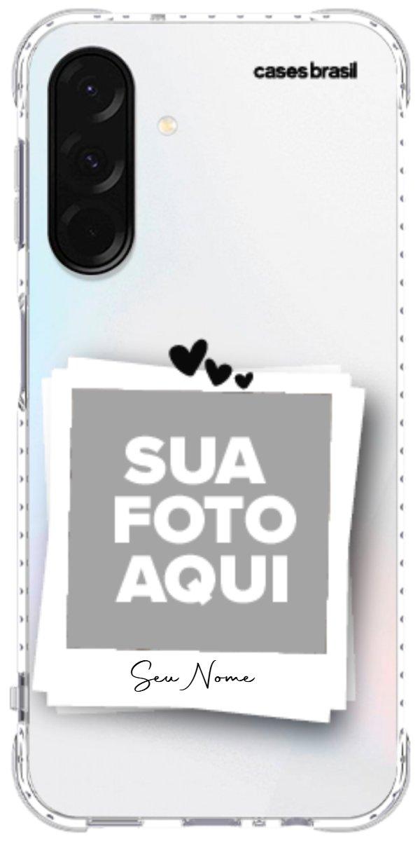 Capinha para Celular Polaroid Corações