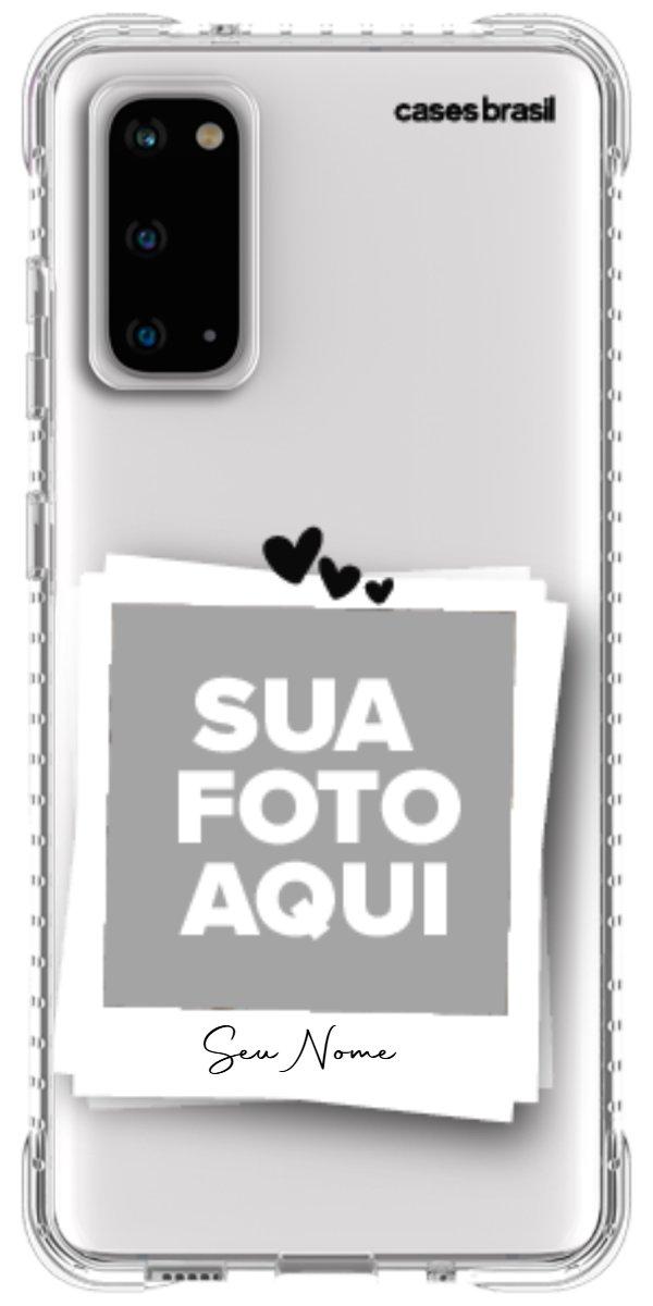 Capinha para Celular Polaroid Corações
