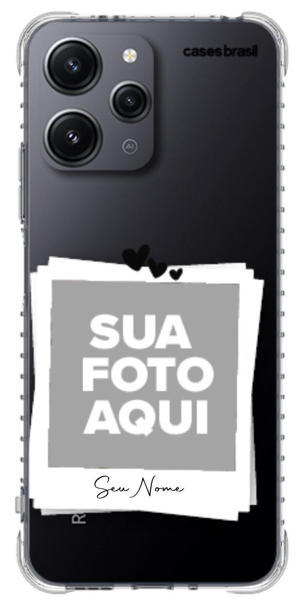 Capinha para Celular Polaroid Corações