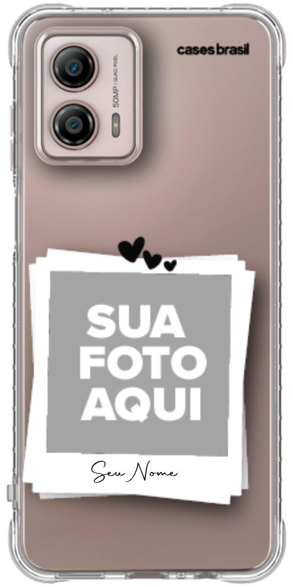 Capinha para Celular Polaroid Corações