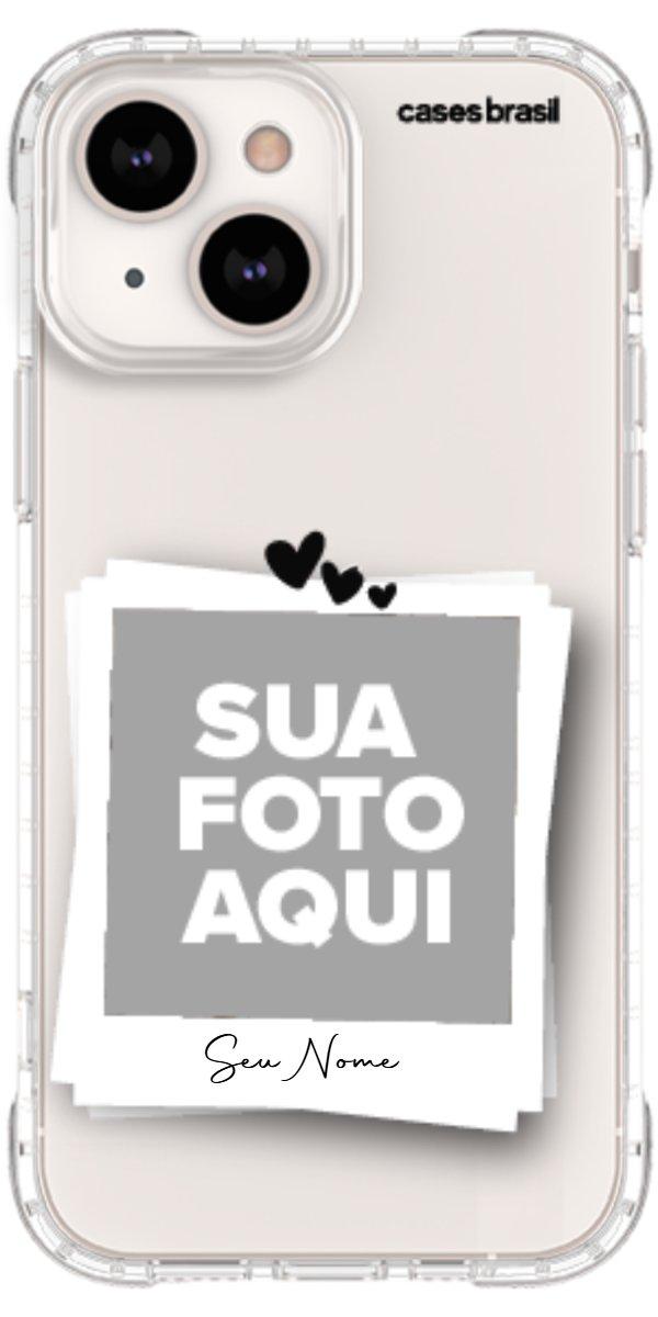 Capinha para Celular Polaroid Corações